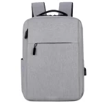 Stylish School Backpack Gray